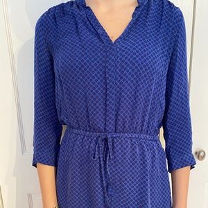Silk Blue Summer Dress